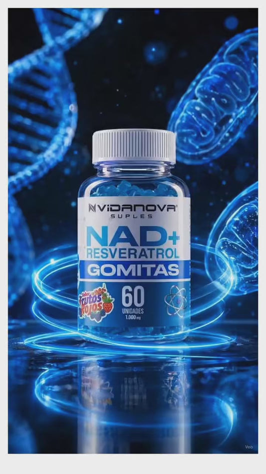 60 GOMITAS NAD+RESVERATROL 1000mg